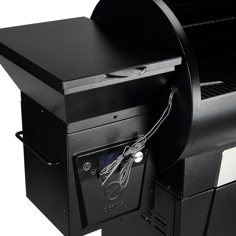 Z Grills 700D2E Electric Pellet Grill Smoker in Silver and Black